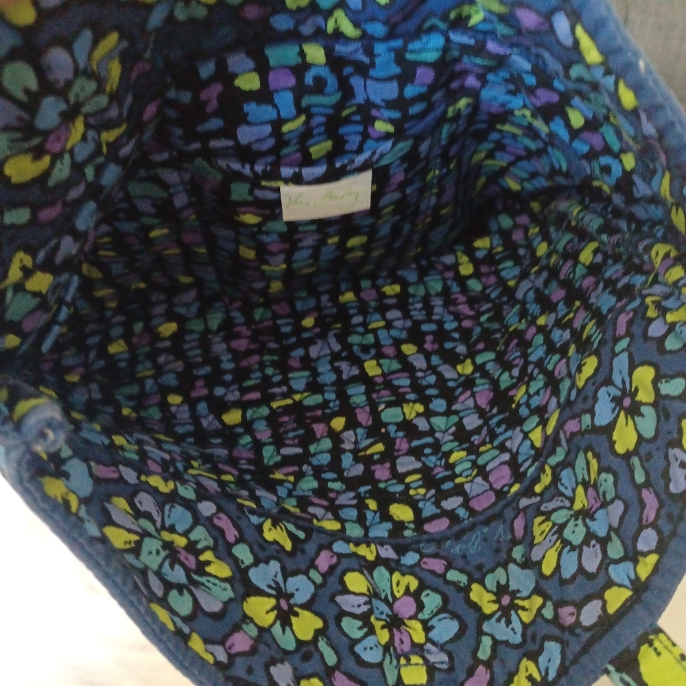 Vera Bradley blue floral tote bag - Picture 4 of 5